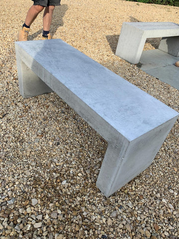 Concrete Bench Fire Hearth